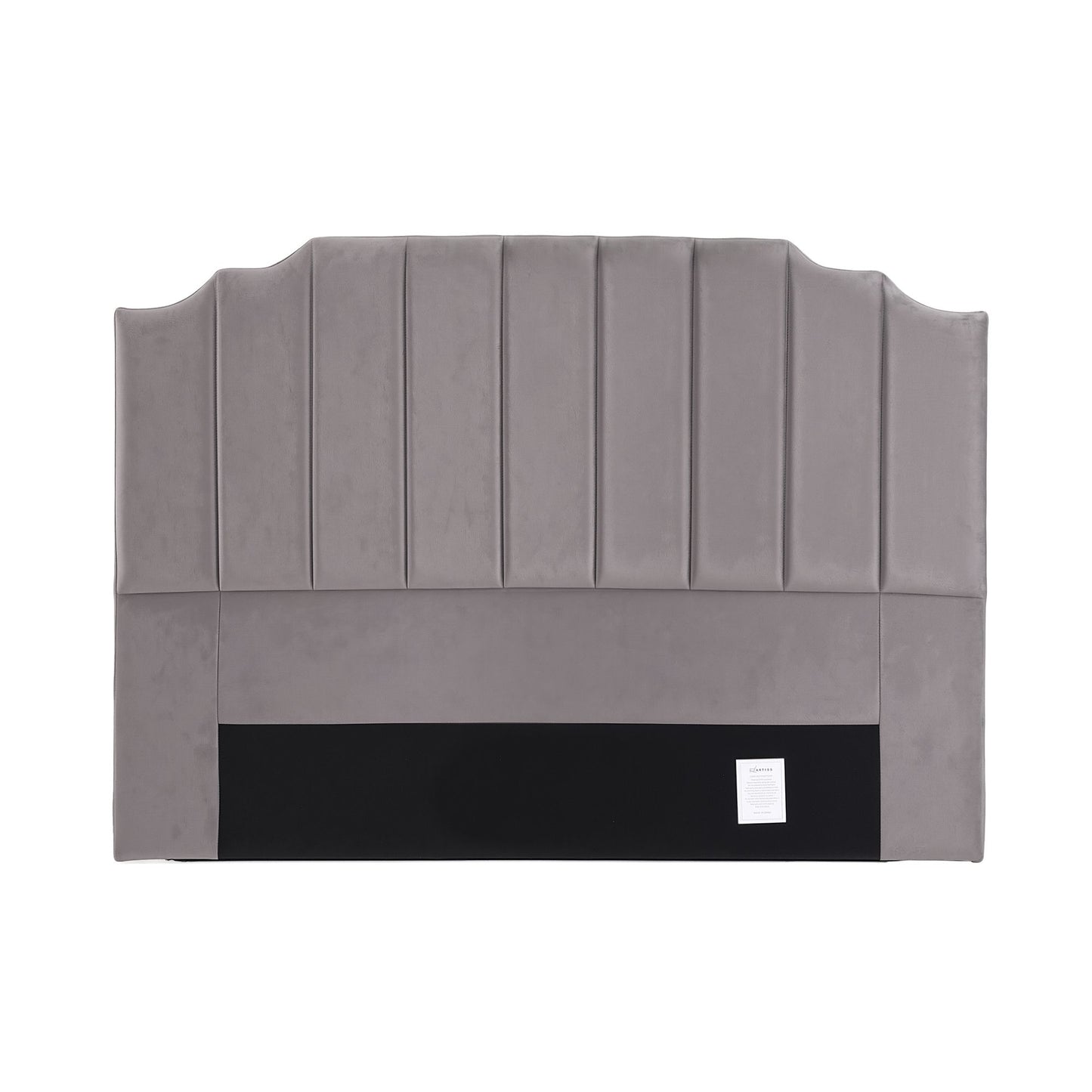 TWSC Bed Head Headboard King Velvet 183CM - Grey