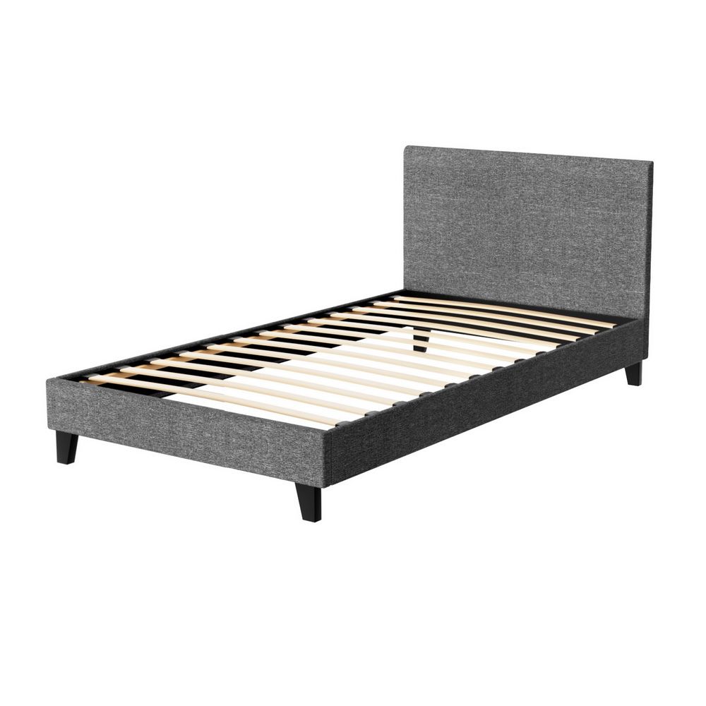 TWSC Bed Frame King Single Size Grey NEO