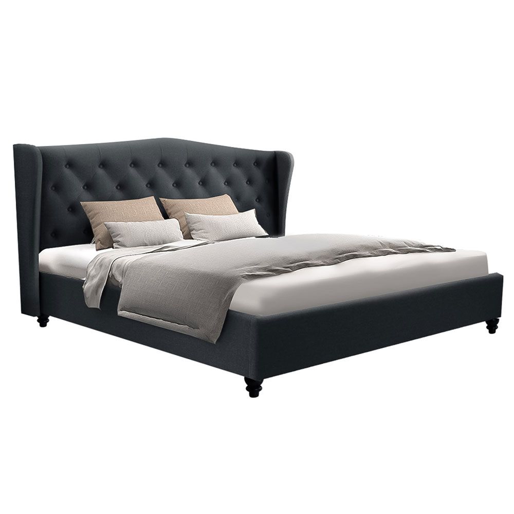 TWSC Bed Frame King Size Charcoal PIER