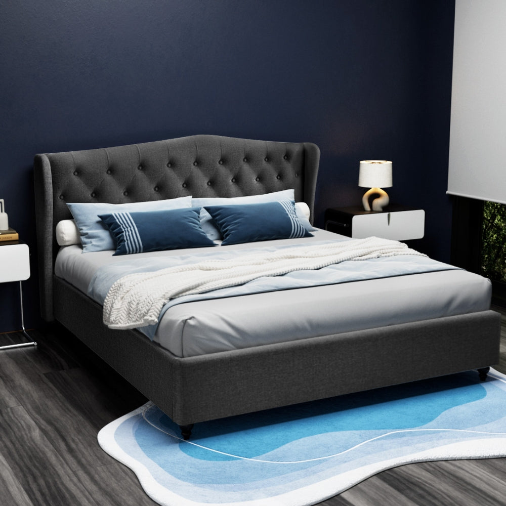 TWSC Bed Frame King Size Charcoal PIER