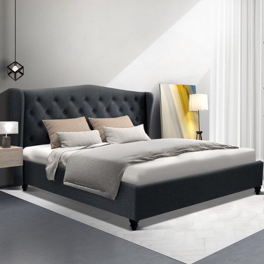 TWSC Bed Frame King Size Charcoal PIER