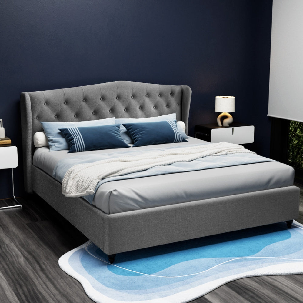 TWSC Bed Frame King Size Grey PIER