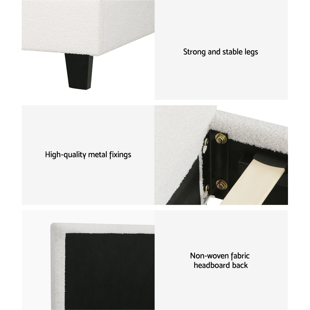 Artiss Bed Frame Boucle NEO