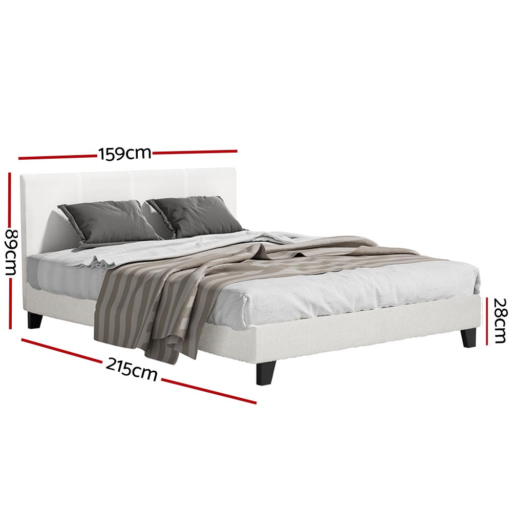 Artiss Bed Frame Boucle NEO