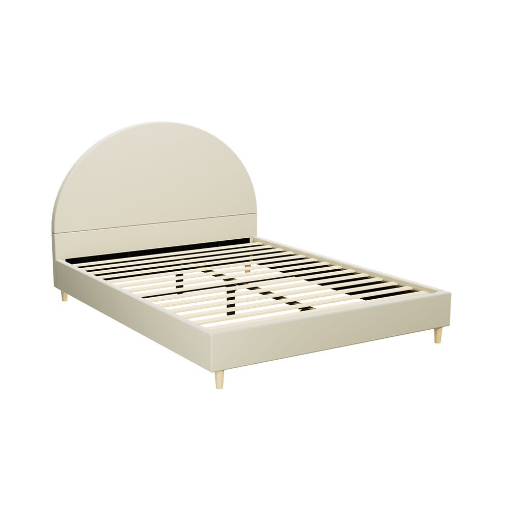 Artiss Bed Frame Velvet Cream ELLA