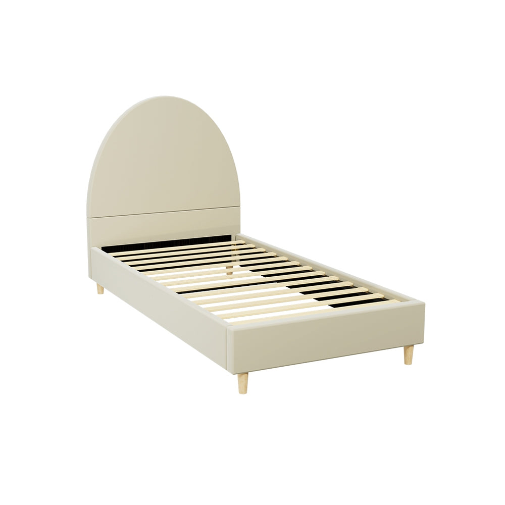Artiss Bed Frame Velvet Cream ELLA