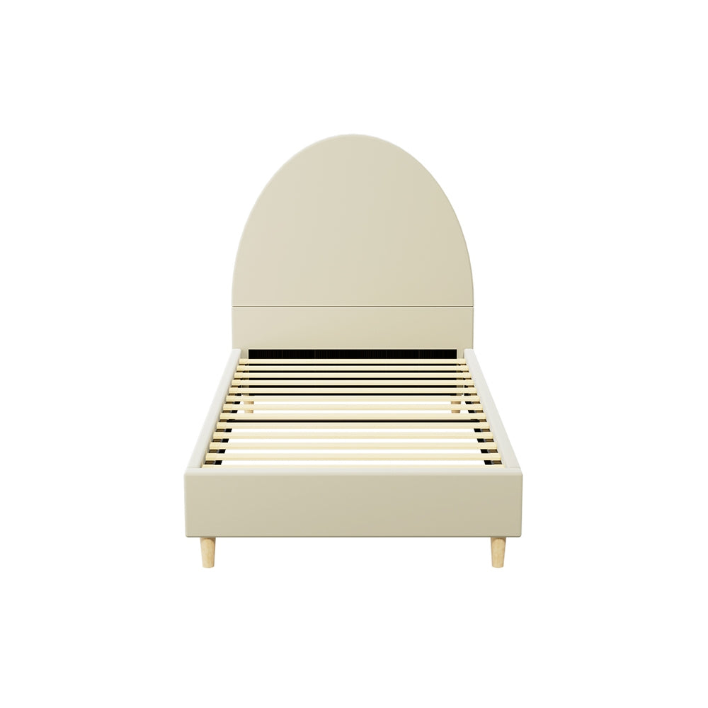Artiss Bed Frame Velvet Cream ELLA