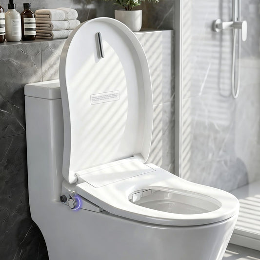 Cefito Electric Bidet Toilet Seat – D-Shape, Heated Seat, Air Dryer, Works Without Power