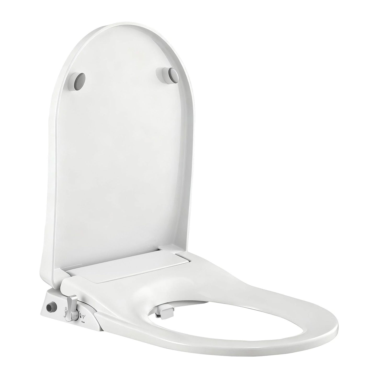 Non-Electric Bidet Toilet Seat – D-Shape, Dual Nozzle, Soft Close, WaterMark Certified