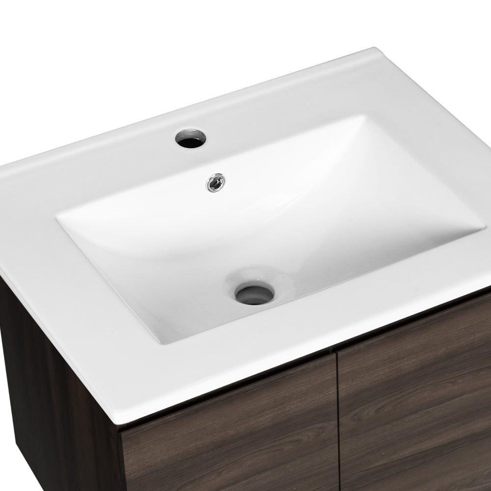 Cefito Vanity Unit with Basin 915mm and 600mm in Oak, Grey, and Walnut