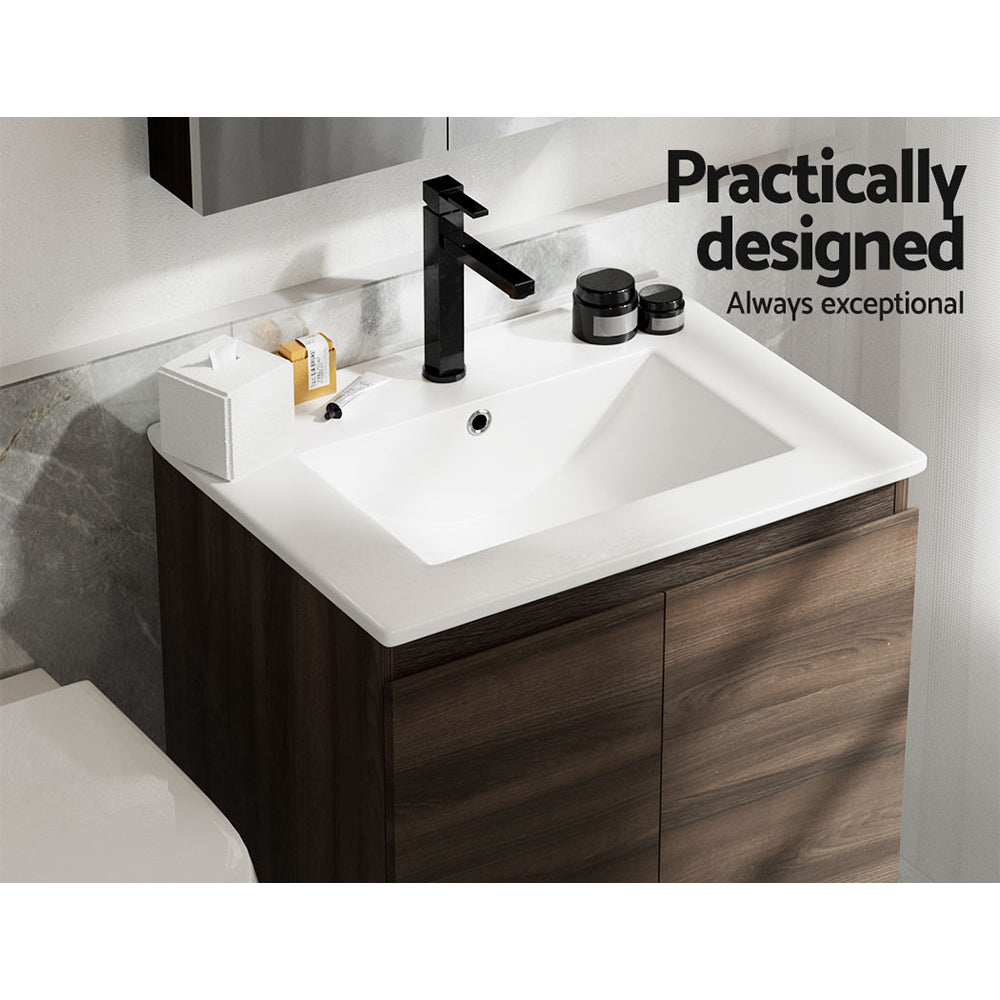 Cefito Vanity Unit with Basin 915mm and 600mm in Oak, Grey, and Walnut