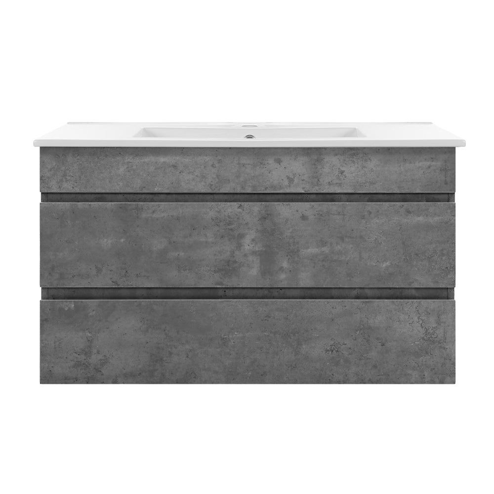 Cefito Vanity Unit with Basin 915mm and 600mm in Oak, Grey, and Walnut