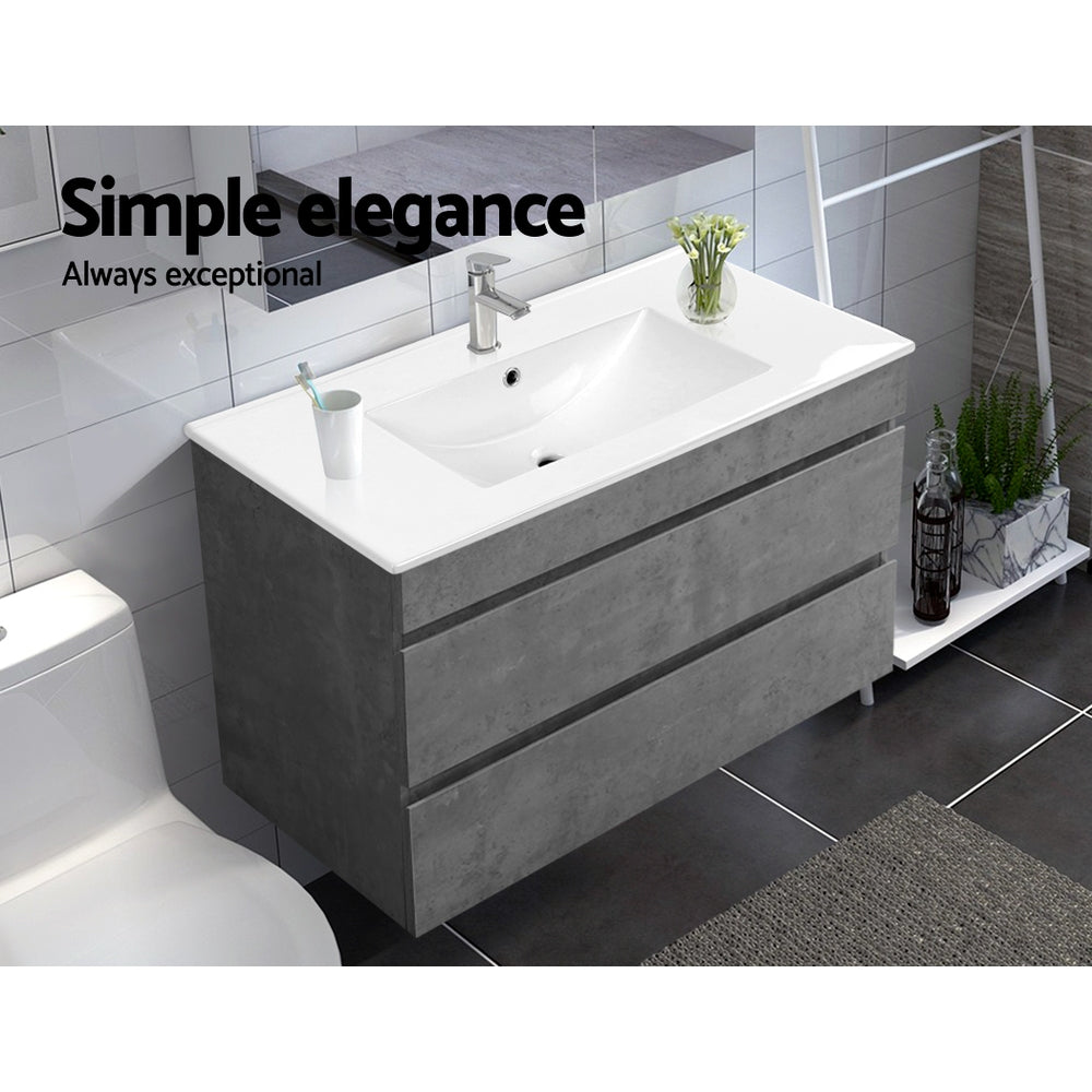 Cefito Vanity Unit with Basin 915mm and 600mm in Oak, Grey, and Walnut