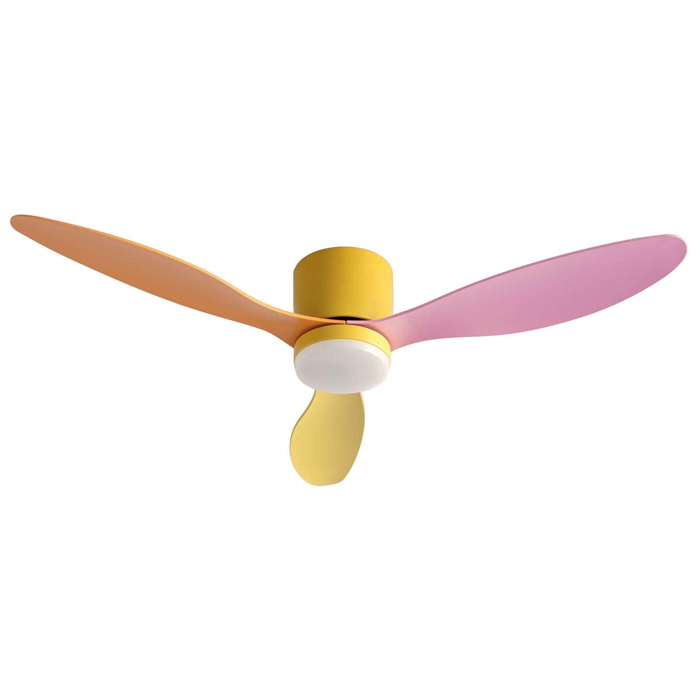 Ceiling Fan – 52" DC Motor, 3-Blade, Multicolor LED with Remote