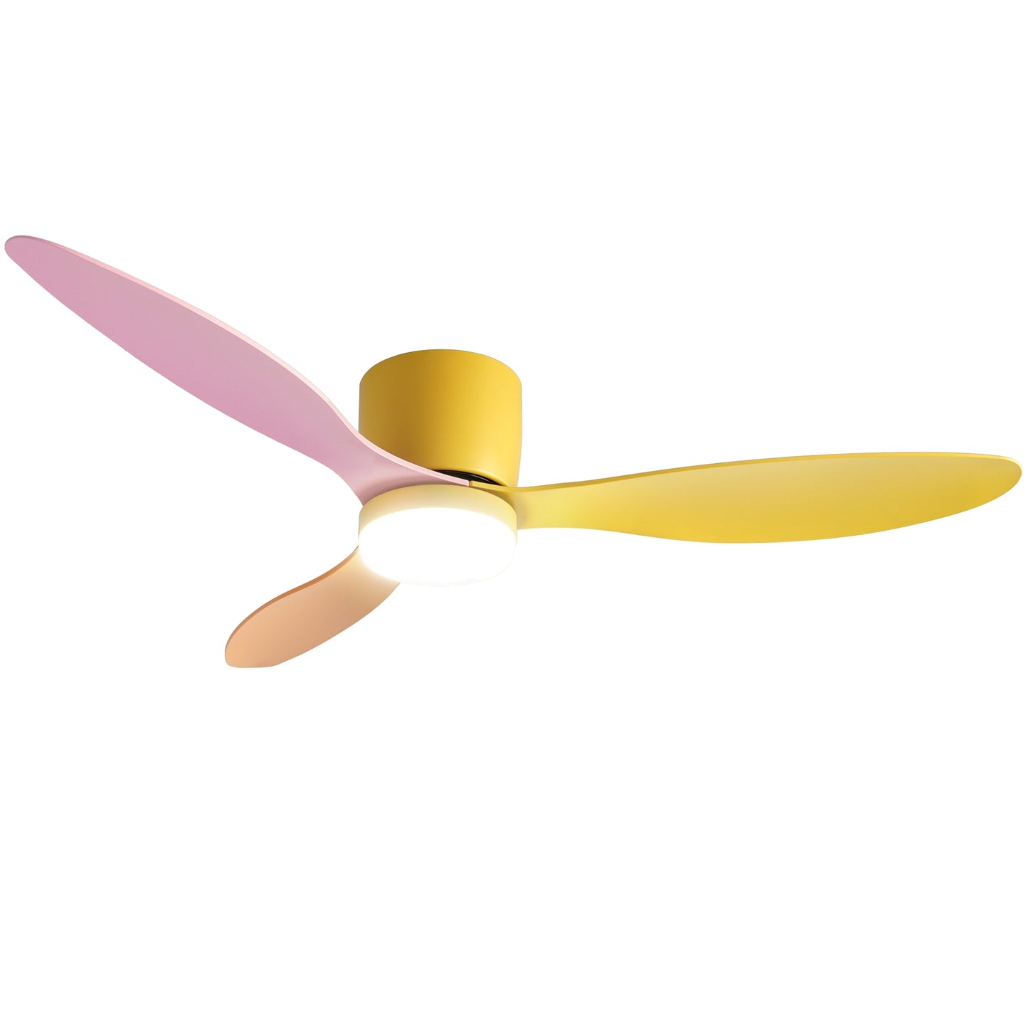 Ceiling Fan – 52" DC Motor, 3-Blade, Multicolor LED with Remote