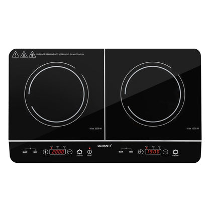 Devanti Portable Induction Cooktop 60cm Portable Cooker 15A Plug