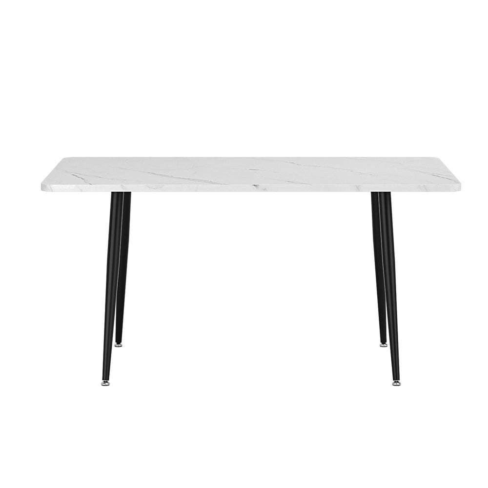 1.5M TWSC Dining Table Marble Effect