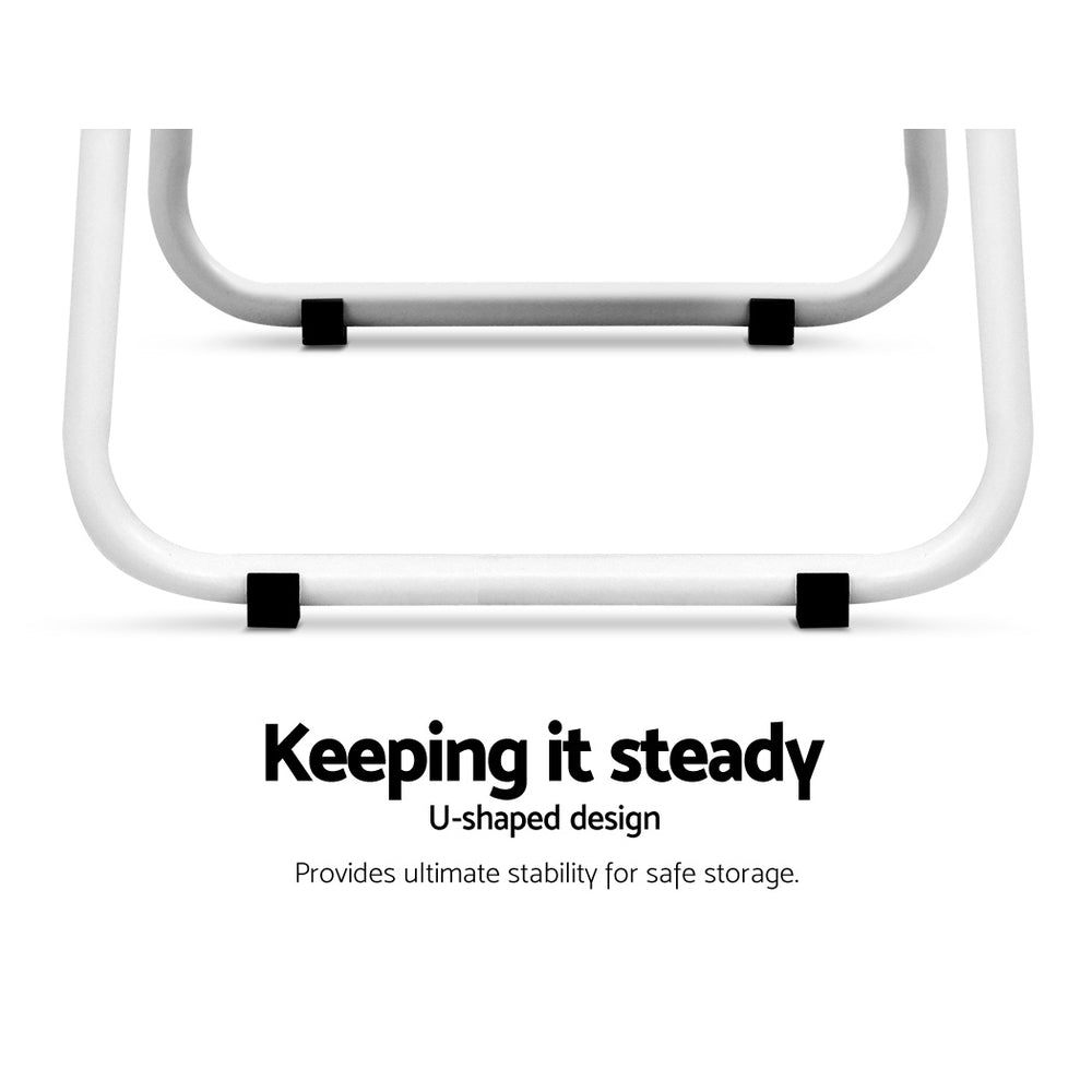Wardrobe Clothes Rack – Heavy Duty Metal with MDF Shelves, 150cm