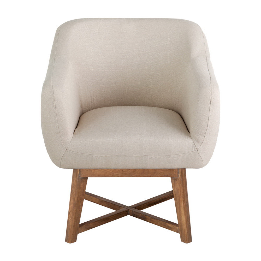 TWSC Armchair Tub Chair Beige Aston