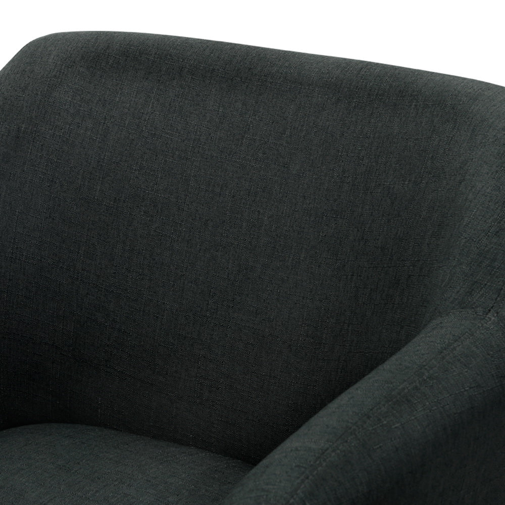 TWSC Armchair Tub Chair Charcoal Aston
