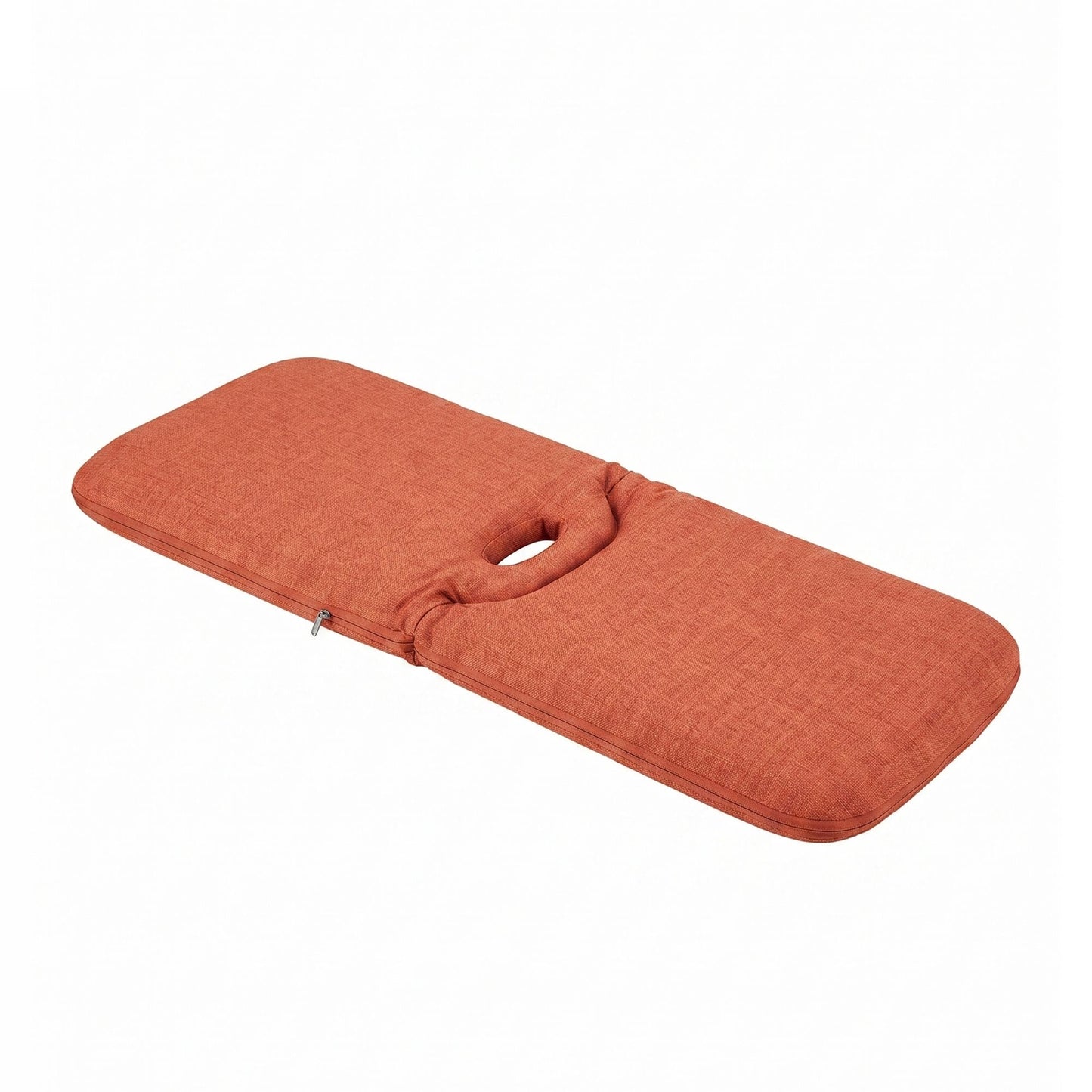 TWSC Floor Chair 5 Position Adjustable Orange Lazy Sofa for Living Room Bedroom