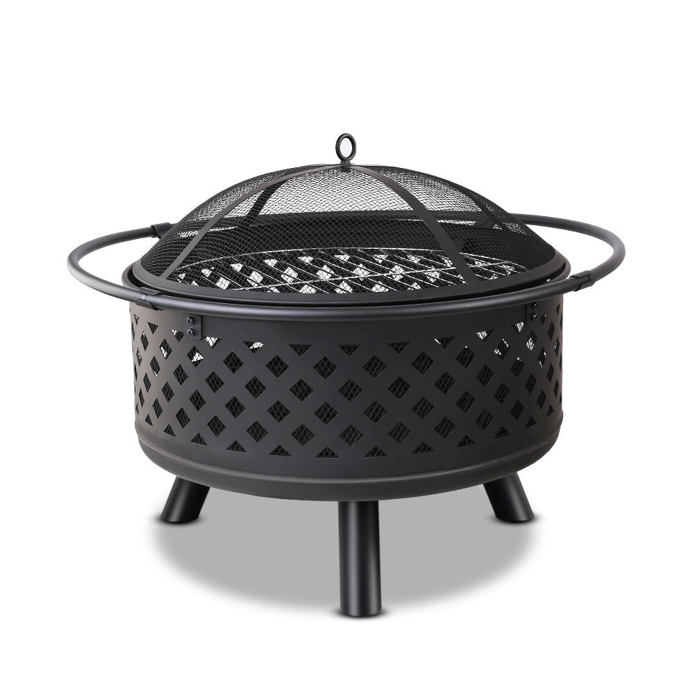 Grillz Fire Pit BBQ Grill