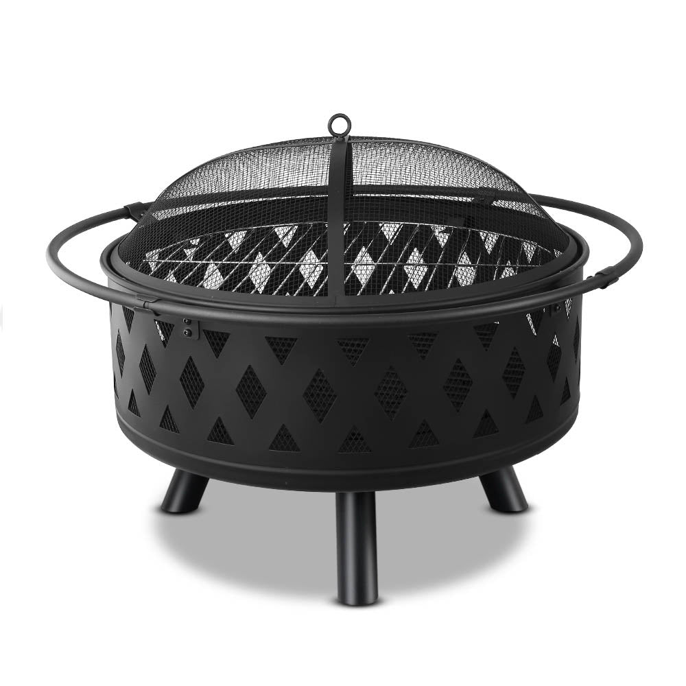 Grillz Fire Pit BBQ Grill