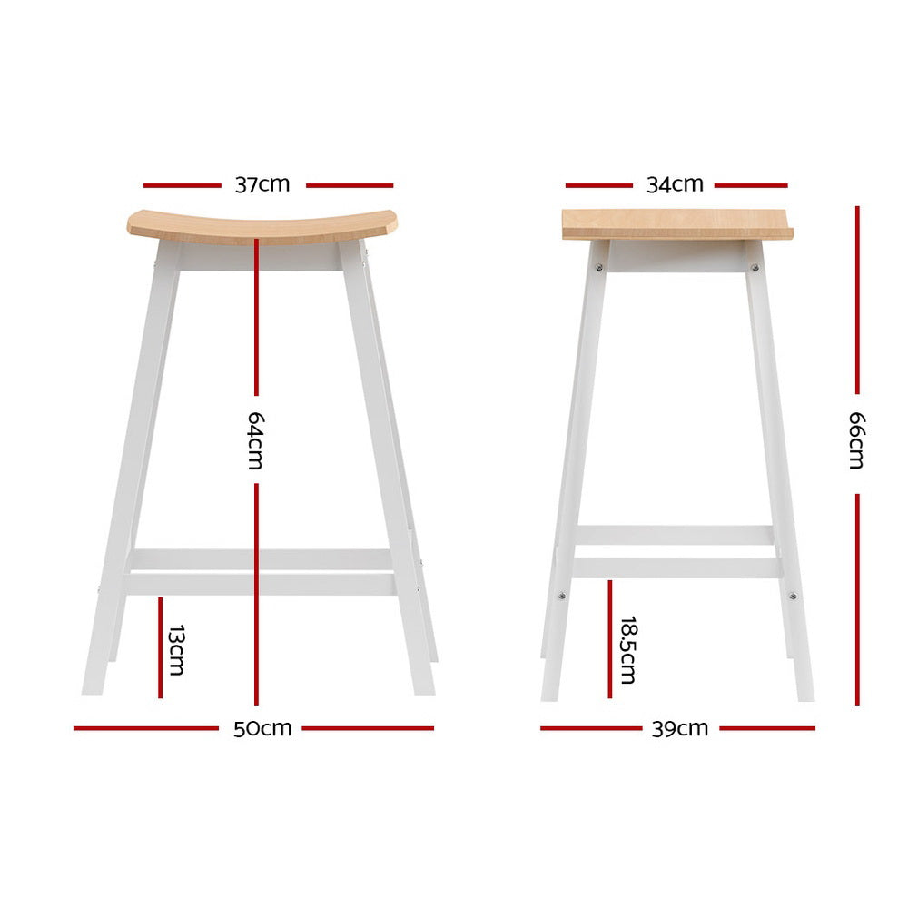 Artiss Bar Stools Wooden Chairs Oak