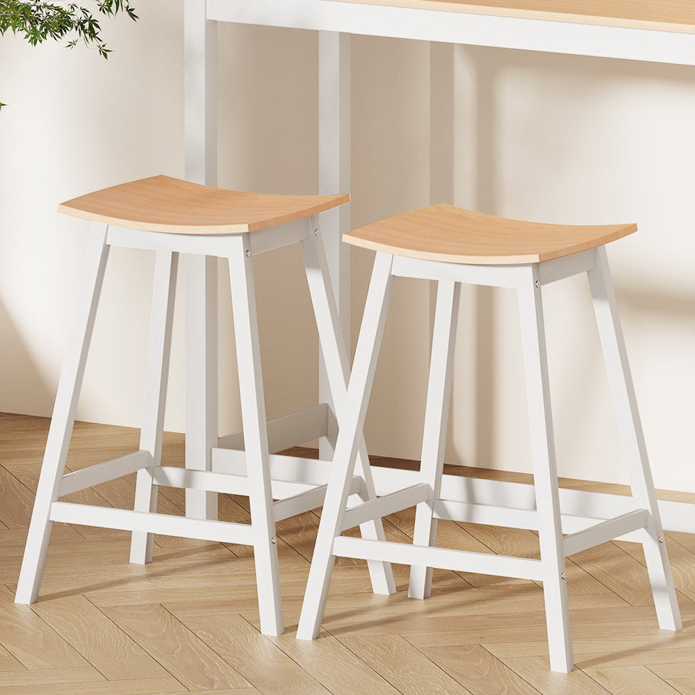 Artiss Bar Stools Wooden Chairs Oak