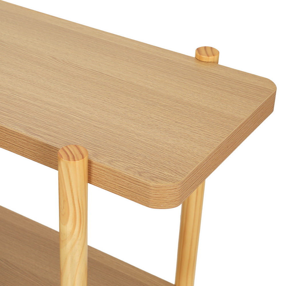 TWSC Console Table 92CM 2-tier Pine Sera