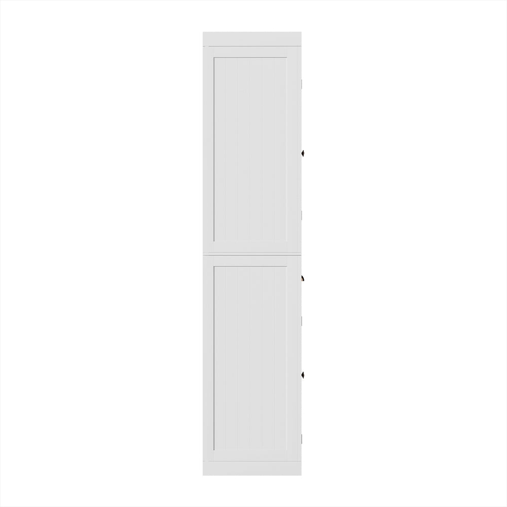 Buffet Sideboard with Storage – White MDF Cabinet