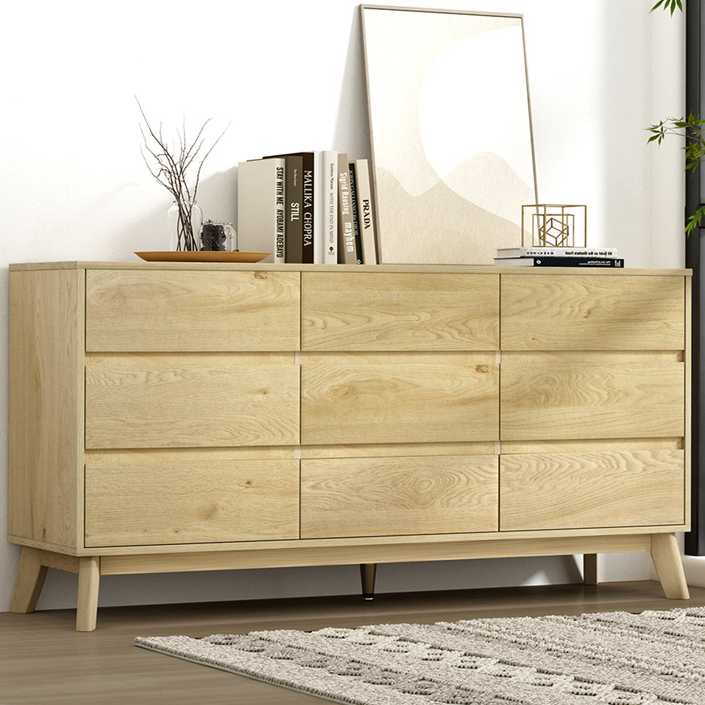 Artiss 6 Chest of Drawers - XAVI Walnut