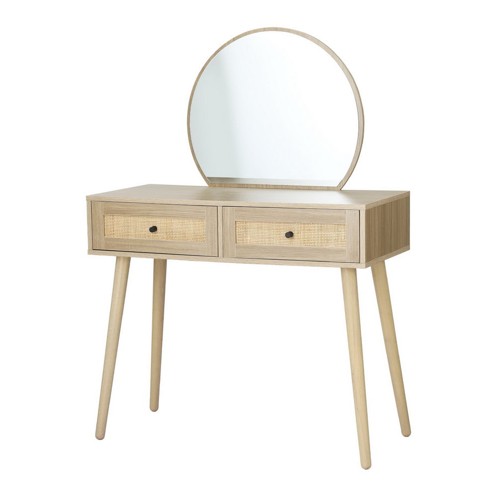 TWSC Dressing Table Set Rattan Frances