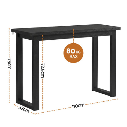 TWSC Console Table 110CM Black