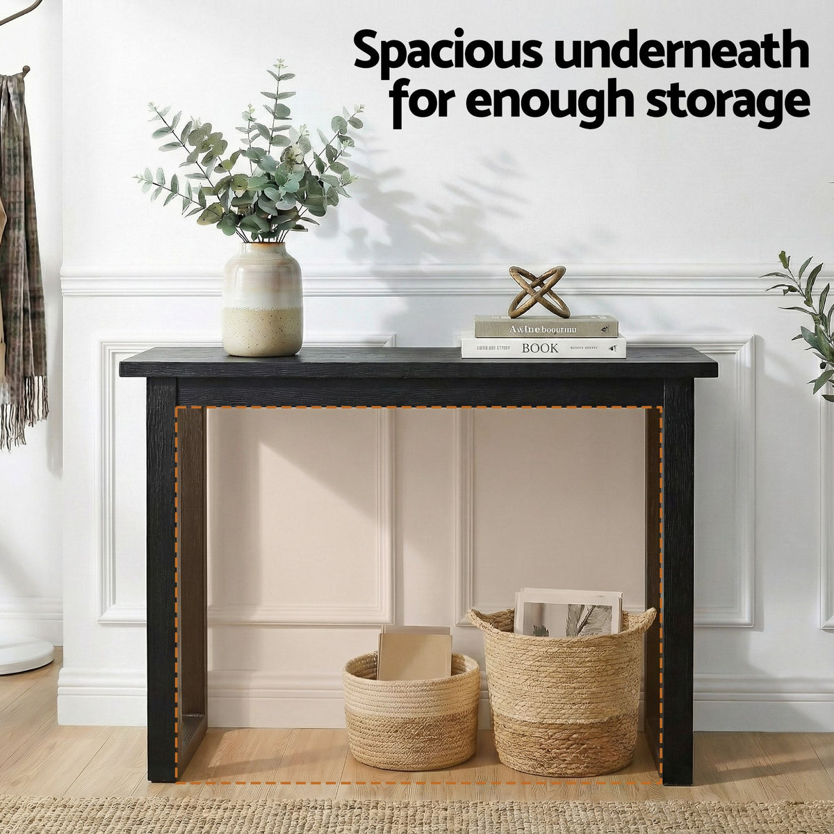 TWSC Console Table 110CM Black