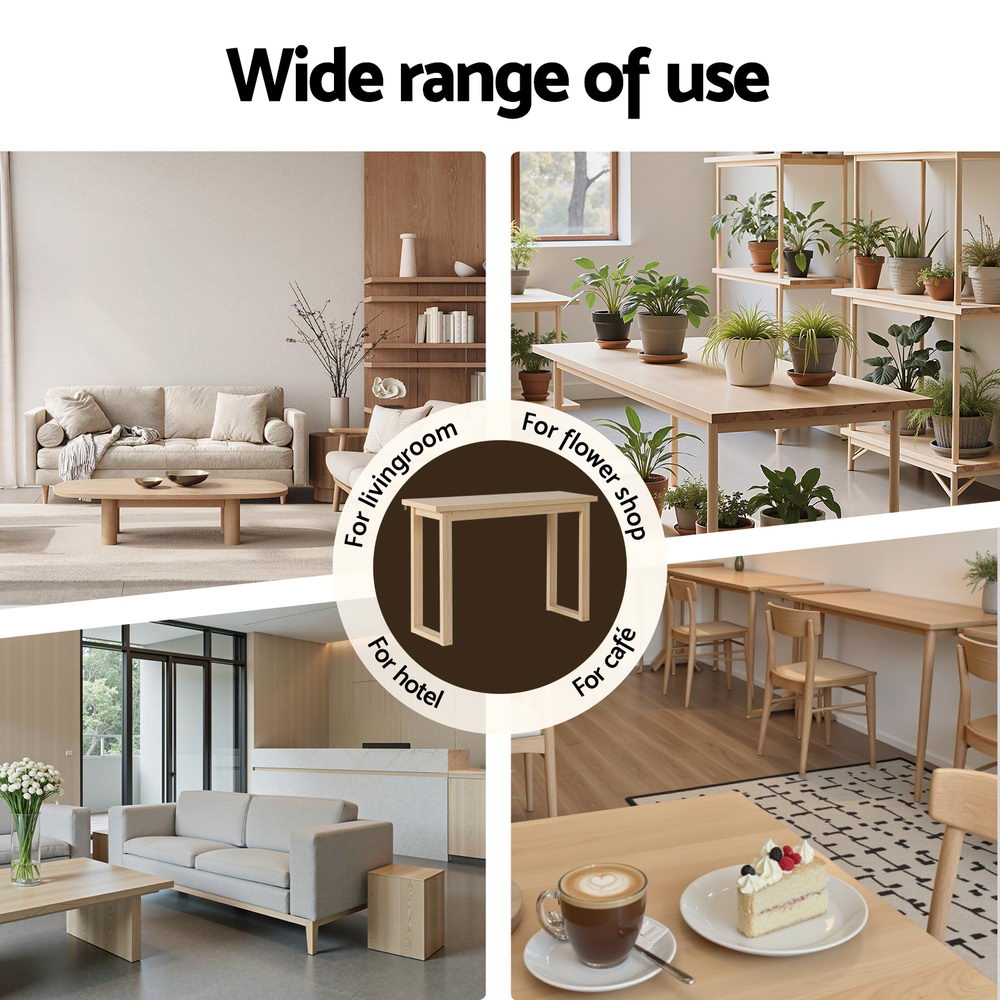 TWSC Console Table 110CM Pine