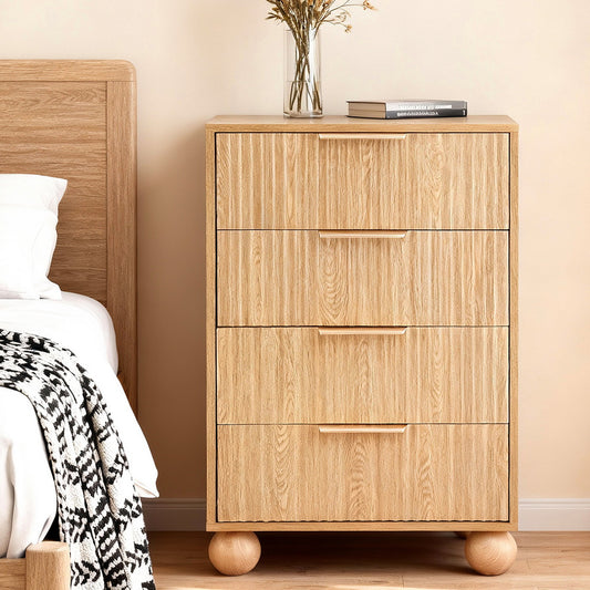 TWSC 4 Chest of Drawers Dresser Tallboy Pine