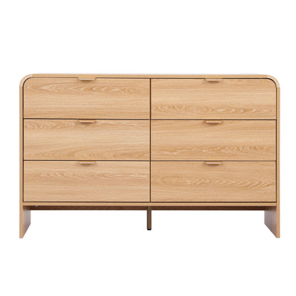 TWSC 6 Chest of Drawers Dresser Cabinet Pine