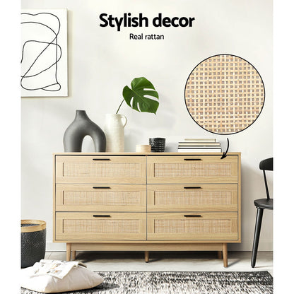 TWSC 6 Chest of Drawers - BRIONY Oak