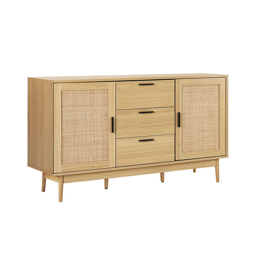 TWSC Rattan Buffet Sideboard - BRIONY Oak