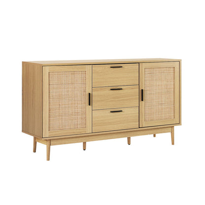 TWSC Rattan Buffet Sideboard - BRIONY Oak