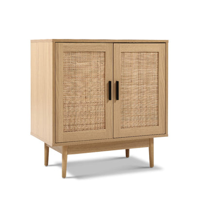 TWSC Rattan Buffet Sideboard 2 Doors - BRIONY Oak