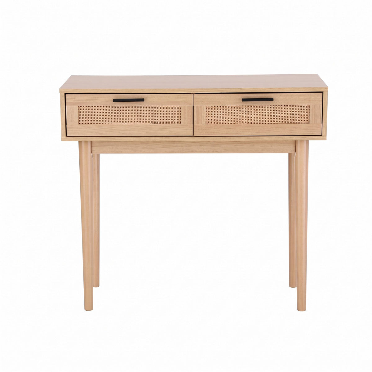 TWSC Console Table 2 Rattan Drawers