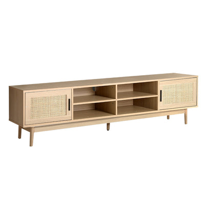 TWSC TV Cabinet Entertainment Unit 180cm Rattan Cole