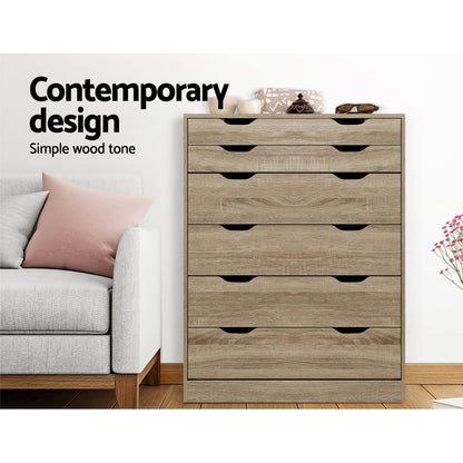 TWSC 6 Chest of Drawers - MYLA Oak
