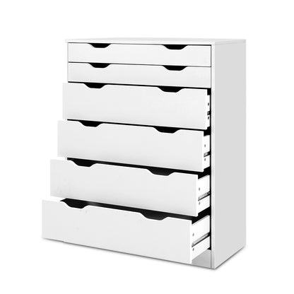 TWSC 6 Chest of Drawers - MYLA White