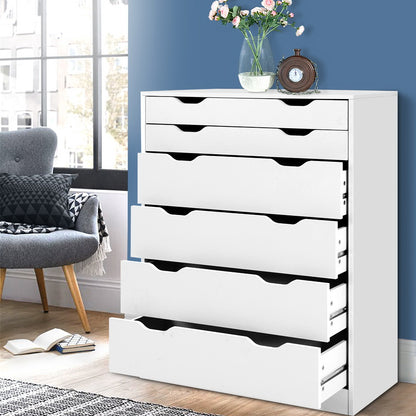 TWSC 6 Chest of Drawers - MYLA White