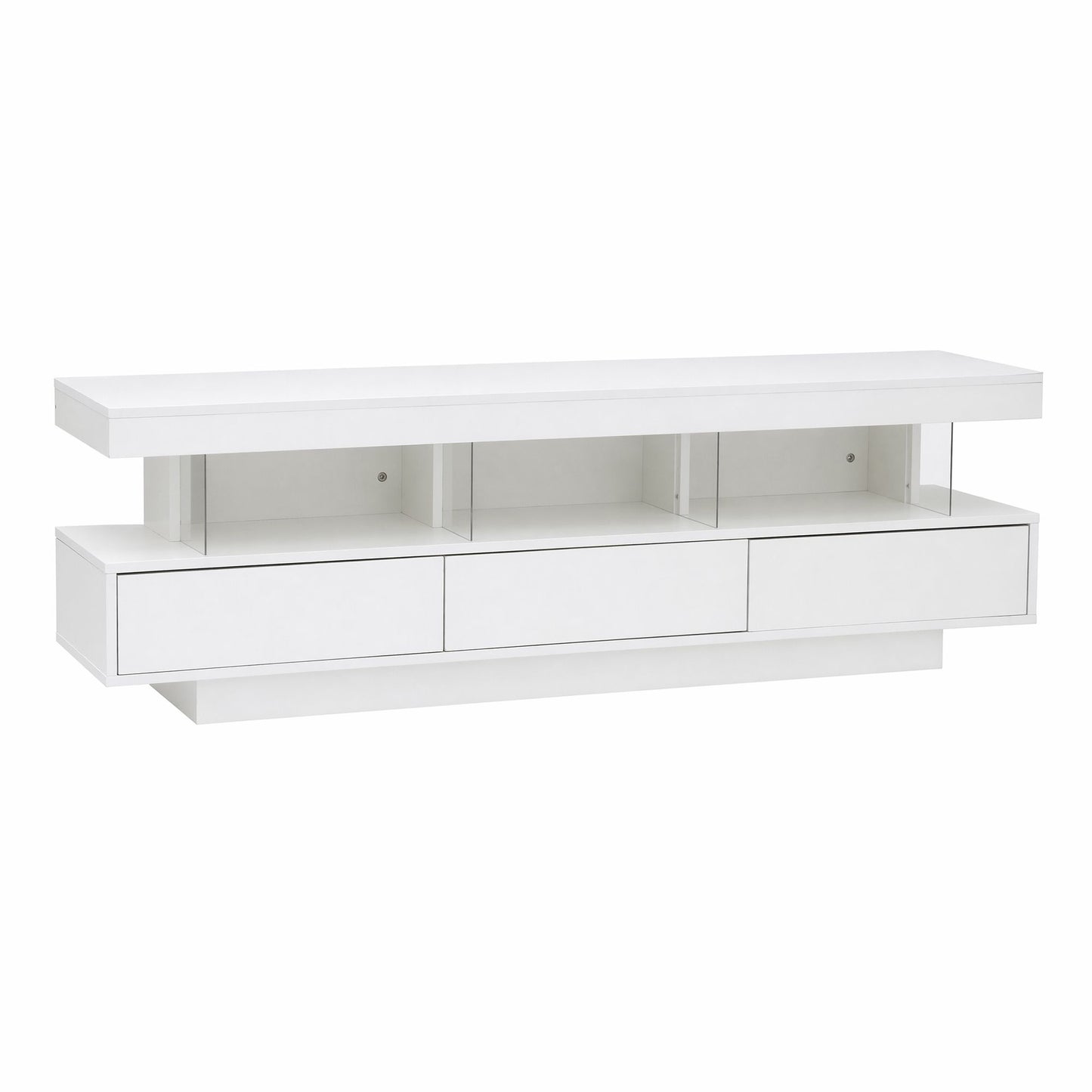 TWSC TV Unit LED 160CM Storage Drawer White