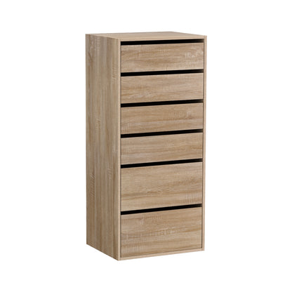 Chest of Drawers – 6 Spacious Drawers, Pine Finish
