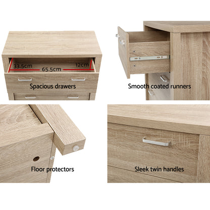 TWSC 5 Chest of Drawers - MAXI Pine
